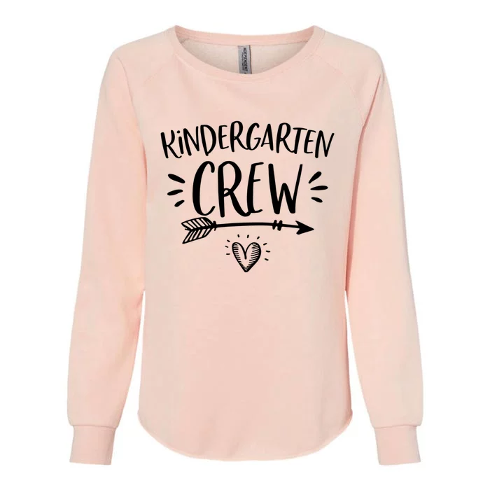 Back To School Kindergarten Crew Teachers Student Womens California Wash Sweatshirt