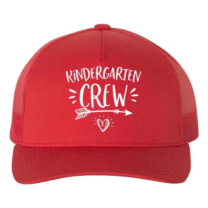 Back To School Kindergarten Crew Teachers Student Yupoong Adult 5-Panel Trucker Hat