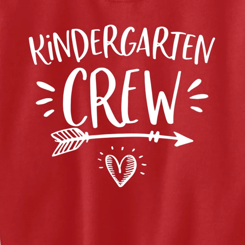 Back To School Kindergarten Crew Teachers Student Kids Sweatshirt