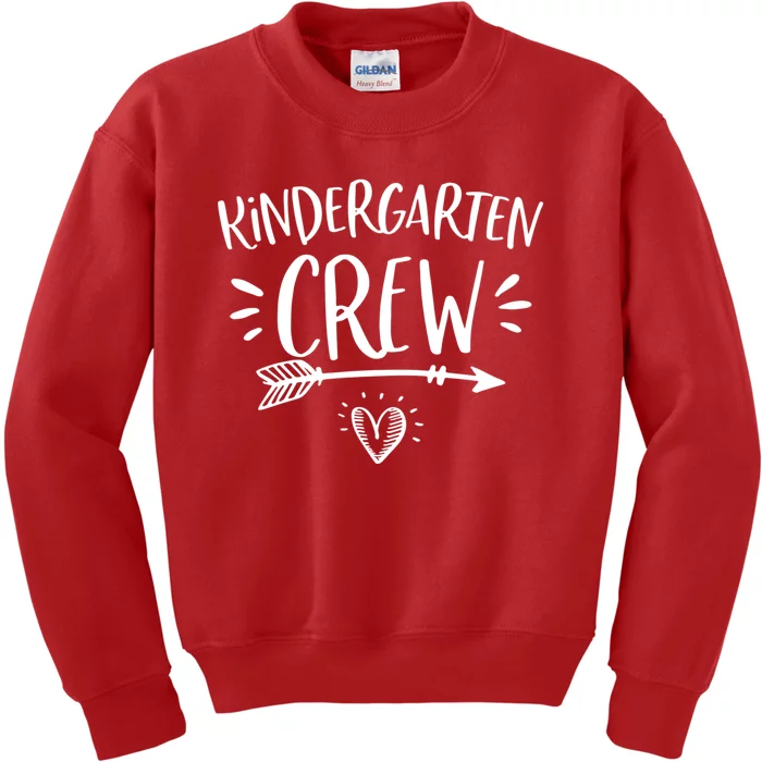 Back To School Kindergarten Crew Teachers Student Kids Sweatshirt