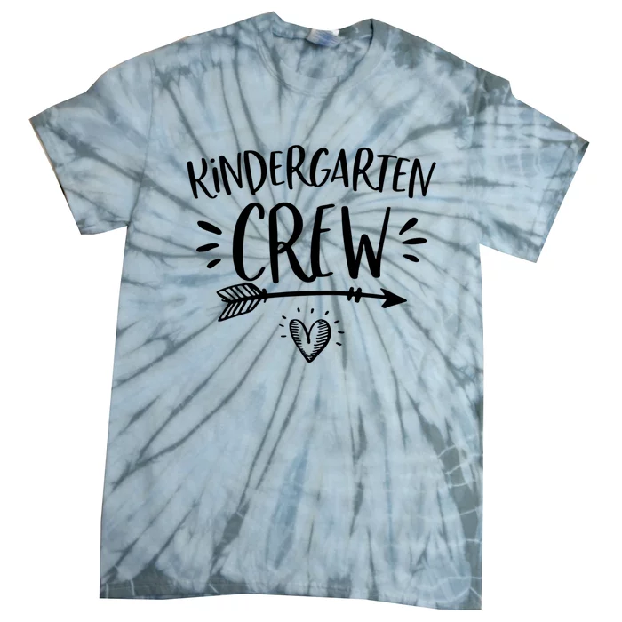 Back To School Kindergarten Crew Teachers Student Tie-Dye T-Shirt