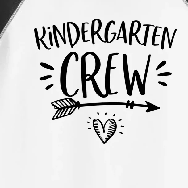 Back To School Kindergarten Crew Teachers Student Toddler Fine Jersey T-Shirt