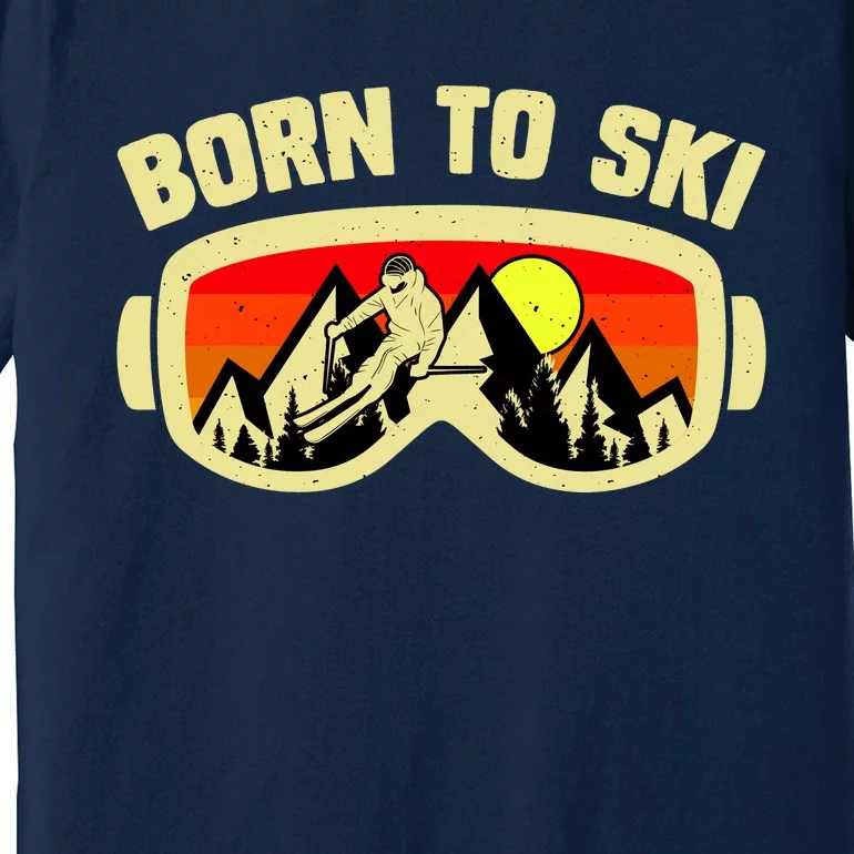 Born To Ski Premium T-Shirt