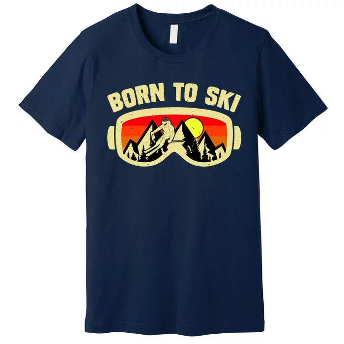 Born To Ski Premium T-Shirt