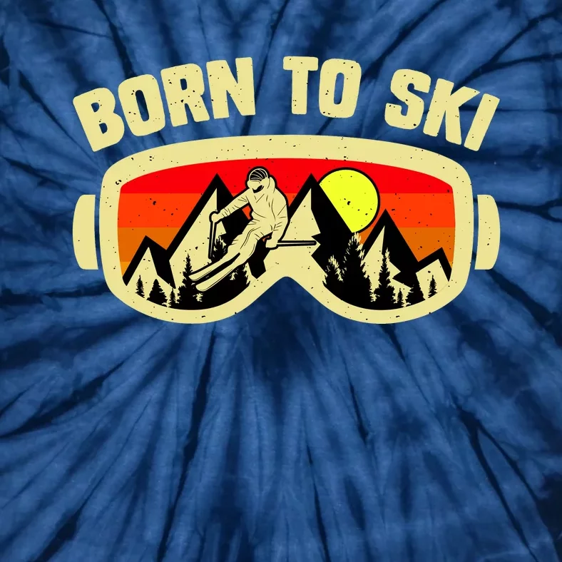 Born To Ski Tie-Dye T-Shirt