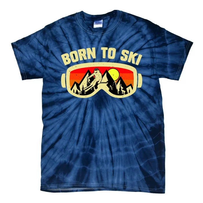 Born To Ski Tie-Dye T-Shirt