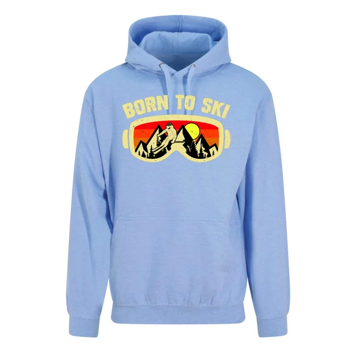 Born To Ski Unisex Surf Hoodie