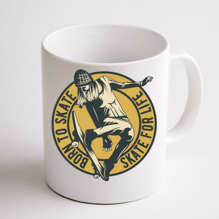 Born To Skate Front & Back Coffee Mug