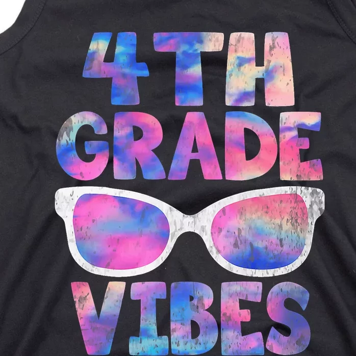 Back To School 4th Grade Vibes Shirts First Day Teacher Tank Top