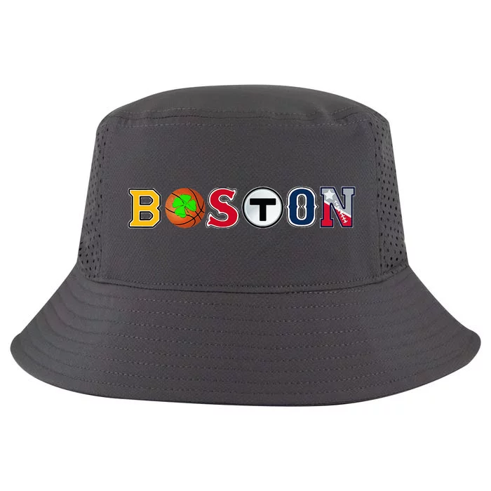 Bawston Townie Sports Fan Boston Mass New England Proud Cool Comfort Performance Bucket Hat