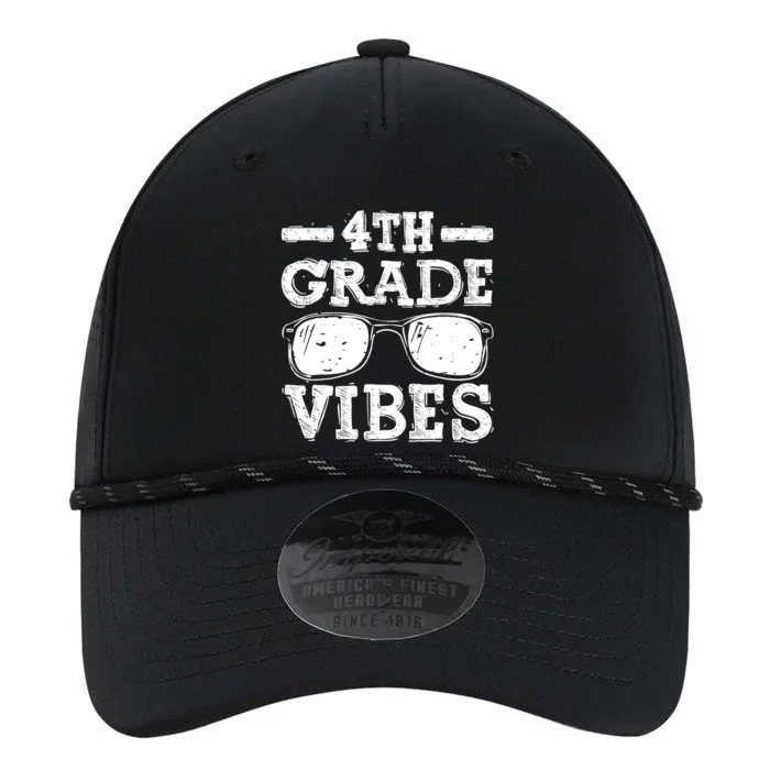 Back To School 4th Grade Vibes Shirts First Day Teacher Kids Performance The Dyno Cap