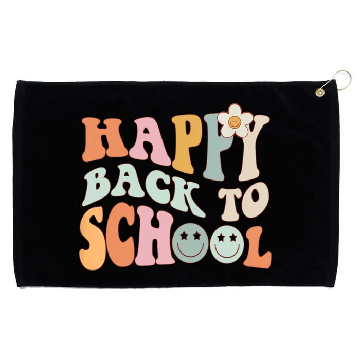 Back To School For Teacher Student First Day Of School Grommeted Golf Towel