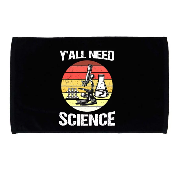 Back To School Y'all Need Science Teacher Microfiber Hand Towel