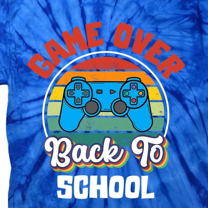 Back To School Funny Game Over Teacher Student Controller Gift Tie-Dye T-Shirt