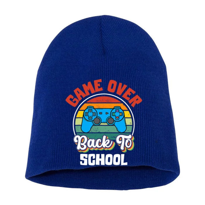 Back To School Funny Game Over Teacher Student Controller Gift Short Acrylic Beanie