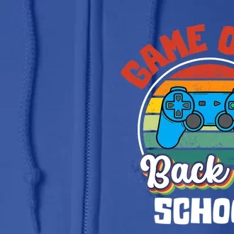 Back To School Funny Game Over Teacher Student Controller Gift Full Zip Hoodie