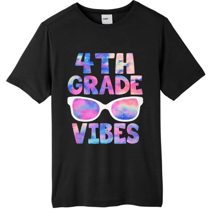 Back To School 4th Grade Vibes First Day Teacher ChromaSoft Performance T-Shirt