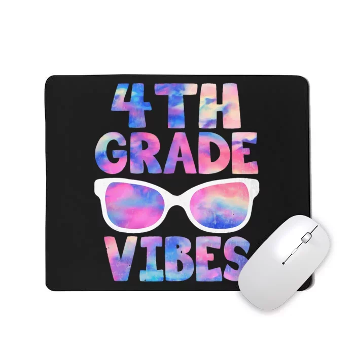 Back To School 4th Grade Vibes First Day Teacher Mousepad