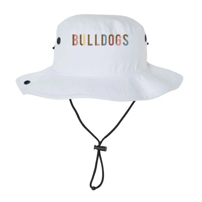 Bulldogs Team Spirit School Sports Fan Mascot Teacher Mom Great Gift Legacy Cool Fit Booney Bucket Hat