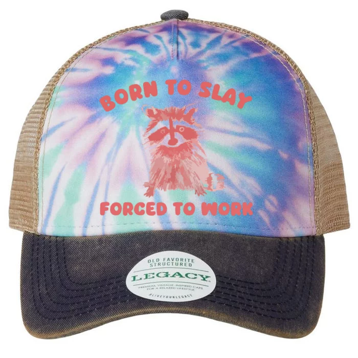 Born To Slay Forced To Work Legacy Tie Dye Trucker Hat