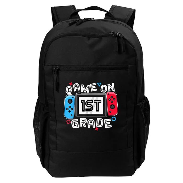 Back To School Game On 1st Grade Funny Gamer Daily Commute Backpack