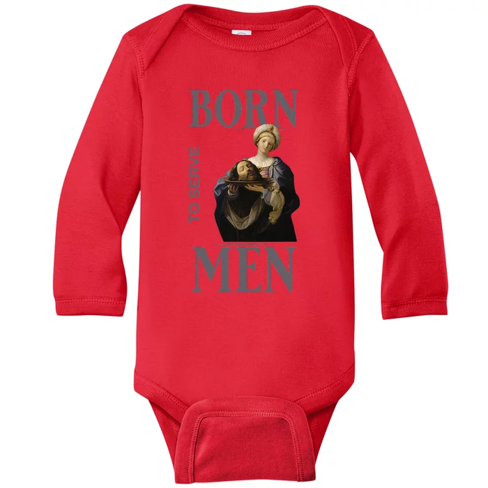 Born To Serve Christian Boss Girl Motivational Baby Long Sleeve Bodysuit