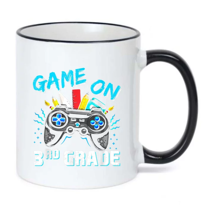 Back To School Game On Third Grade Gaming Student Funny Gift Black Color Changing Mug