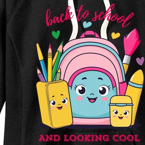 Back To School And Looking Cool Gift Women's Fleece Hoodie