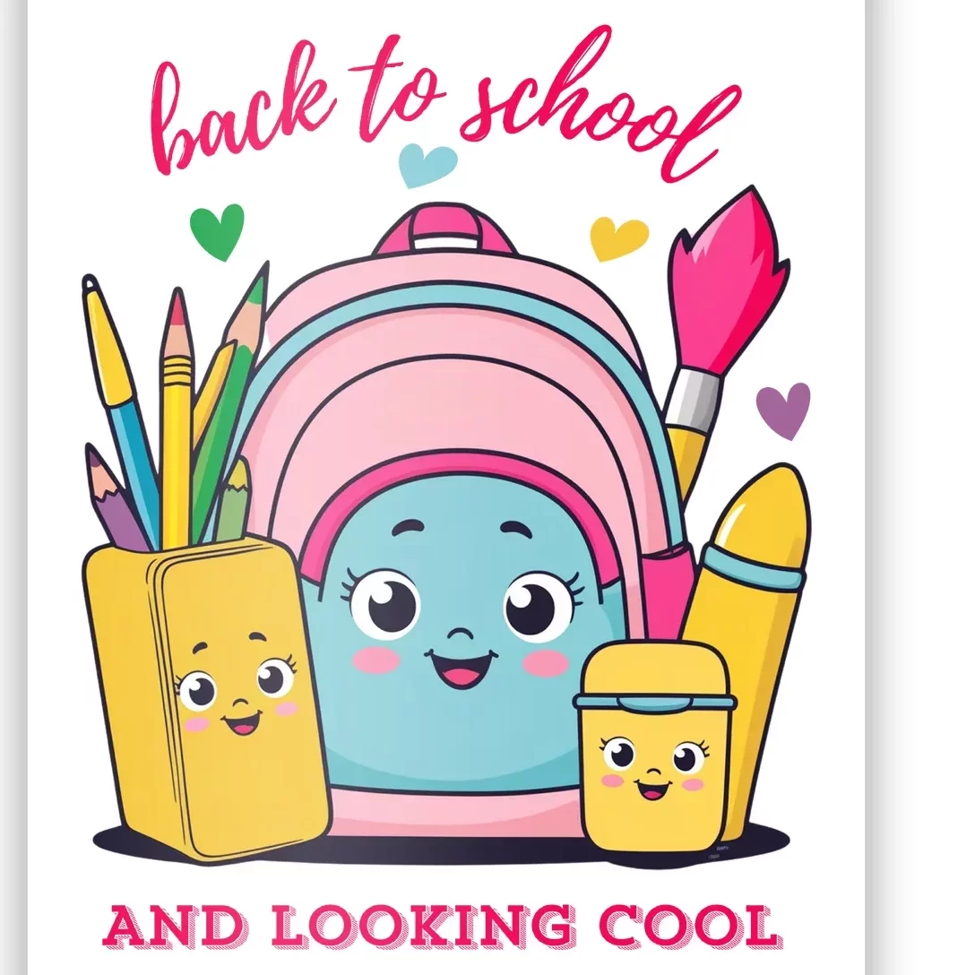 Back To School And Looking Cool Gift Poster