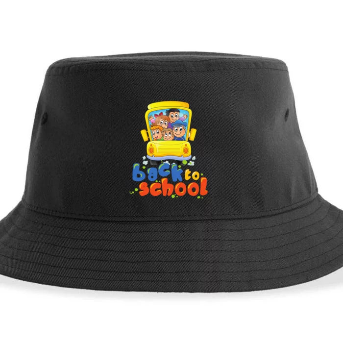 Black To School Funny College Teacher Fun Sustainable Bucket Hat