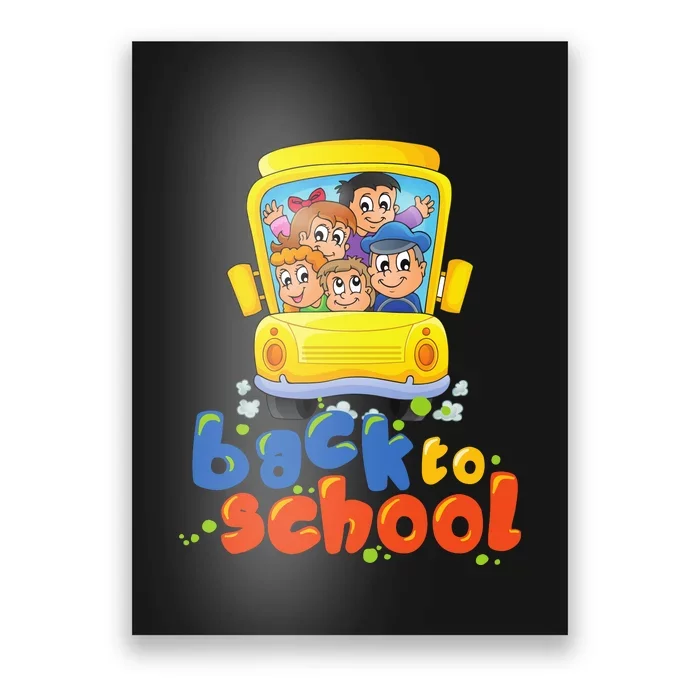 Black To School Funny College Teacher Fun Poster