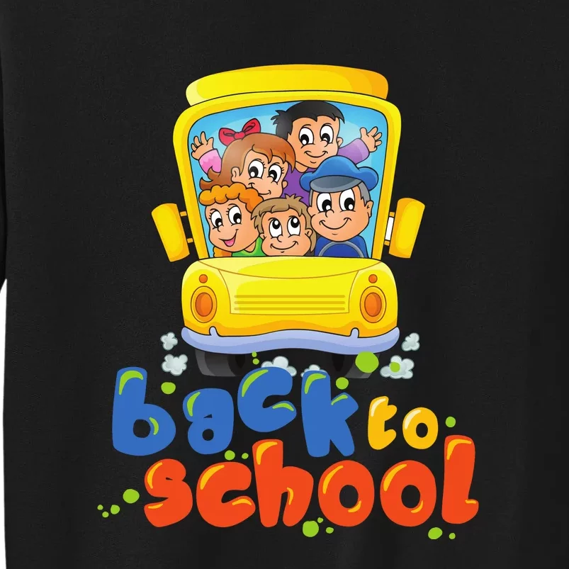 Black To School Funny College Teacher Fun Tall Sweatshirt