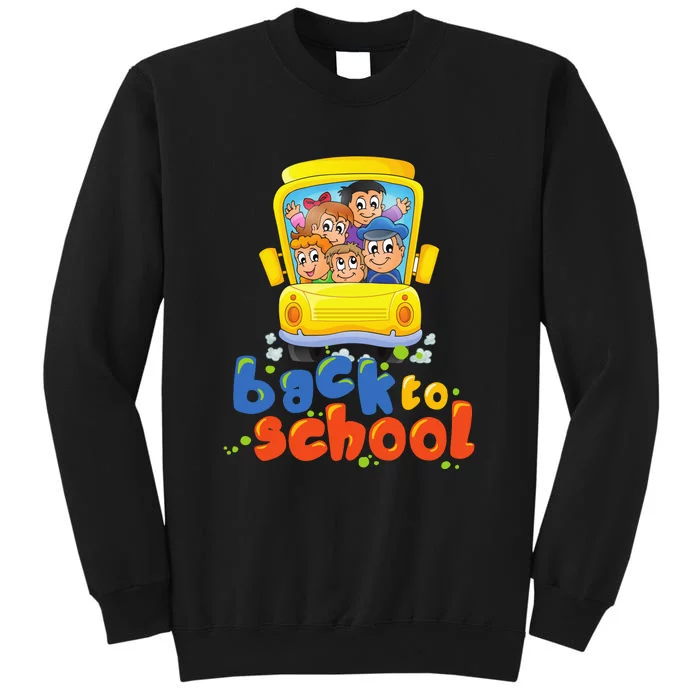 Black To School Funny College Teacher Fun Tall Sweatshirt