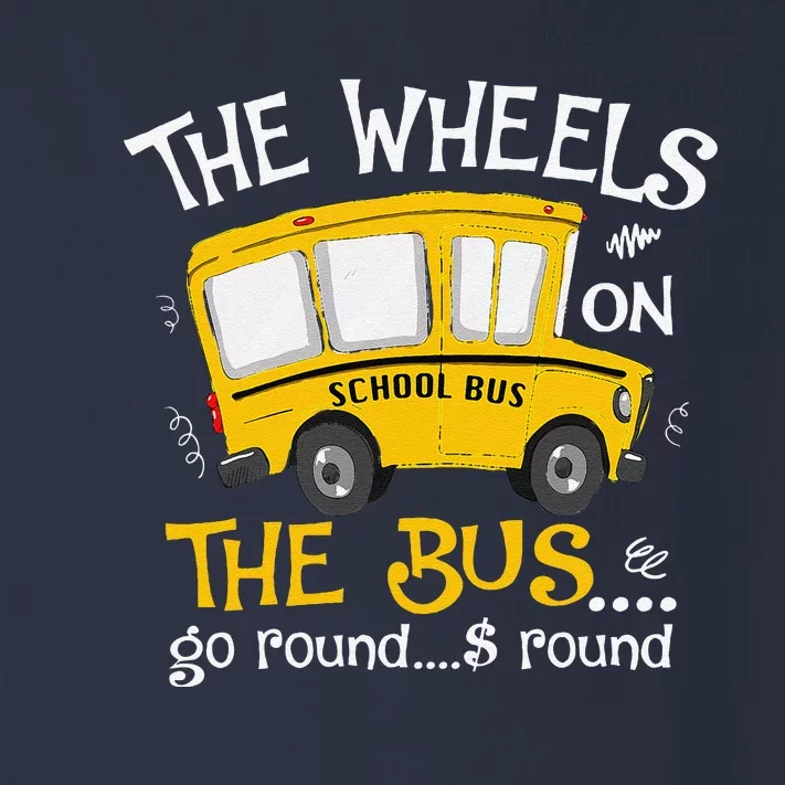 Back To School The Wheels On The Bus Toddler Long Sleeve Shirt