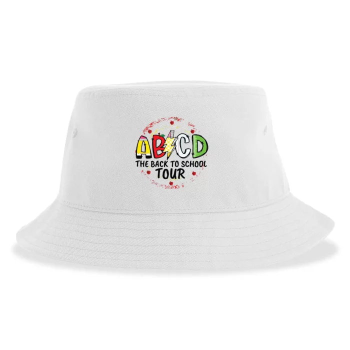 Back To School For Teachers Abcd Teacher Sustainable Bucket Hat