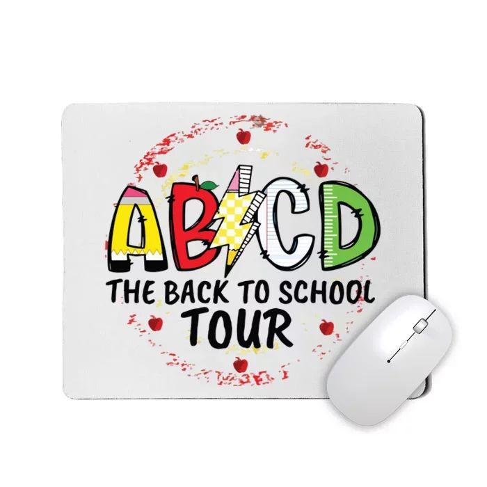 Back To School For Teachers Abcd Teacher Mousepad