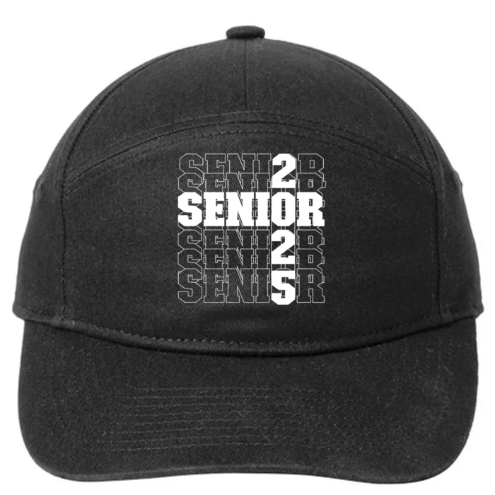 Back To School Officially A Senior Senior Class Of 2025 7-Panel Snapback Hat