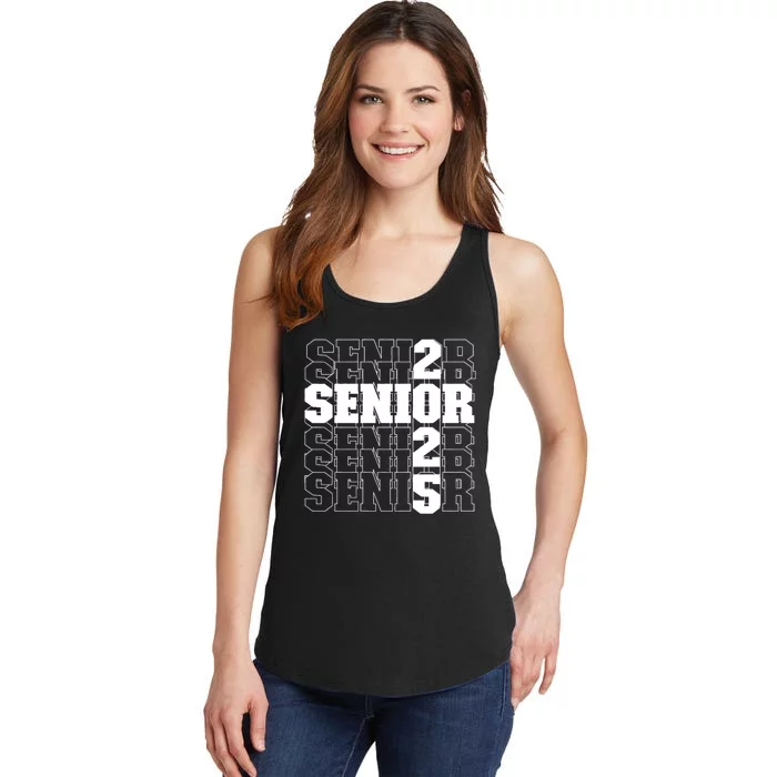 Back To School Officially A Senior Senior Class Of 2025 Ladies Essential Tank