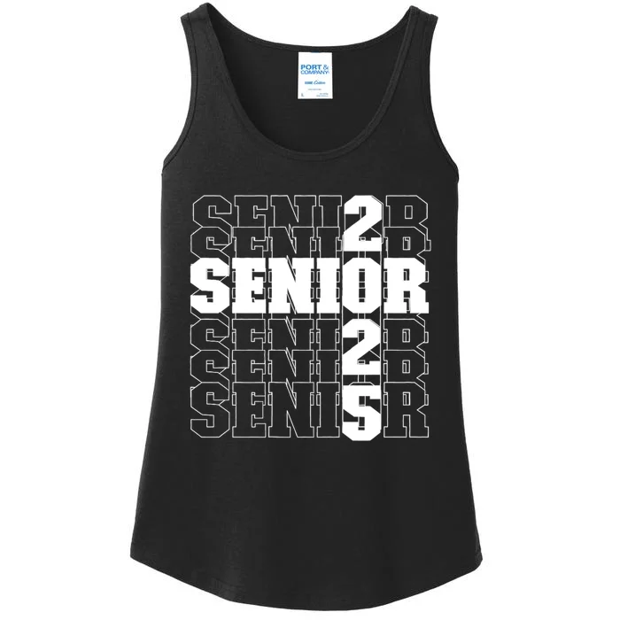 Back To School Officially A Senior Senior Class Of 2025 Ladies Essential Tank