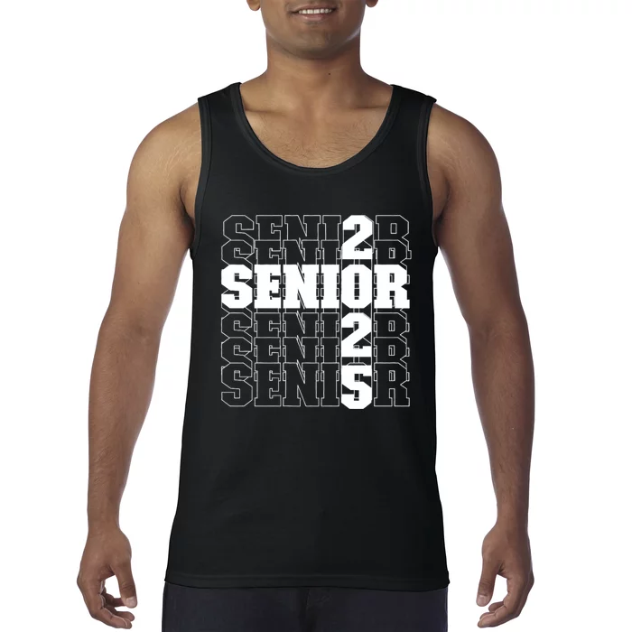 Back To School Officially A Senior Senior Class Of 2025 Tank Top