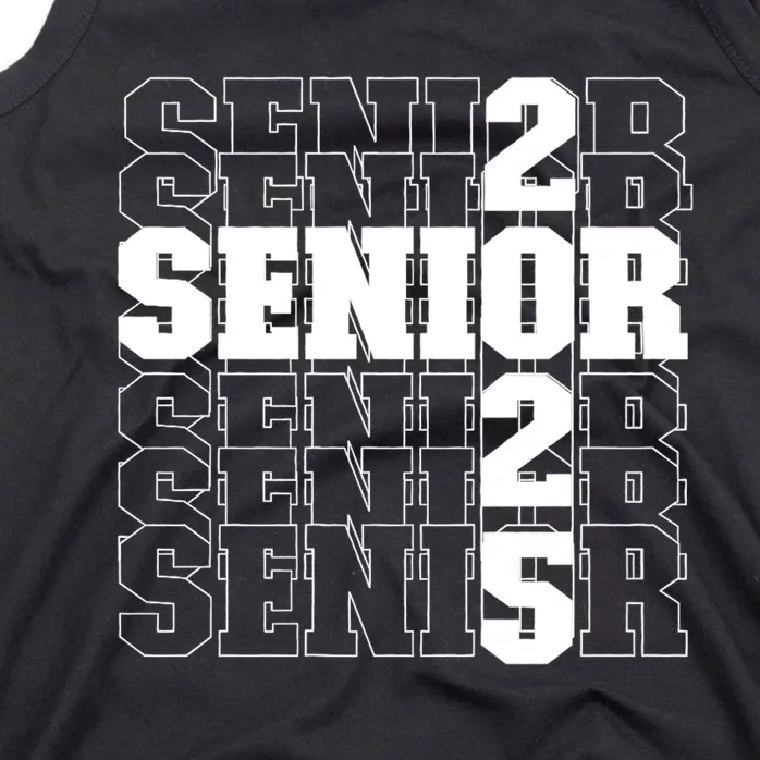 Back To School Officially A Senior Senior Class Of 2025 Tank Top