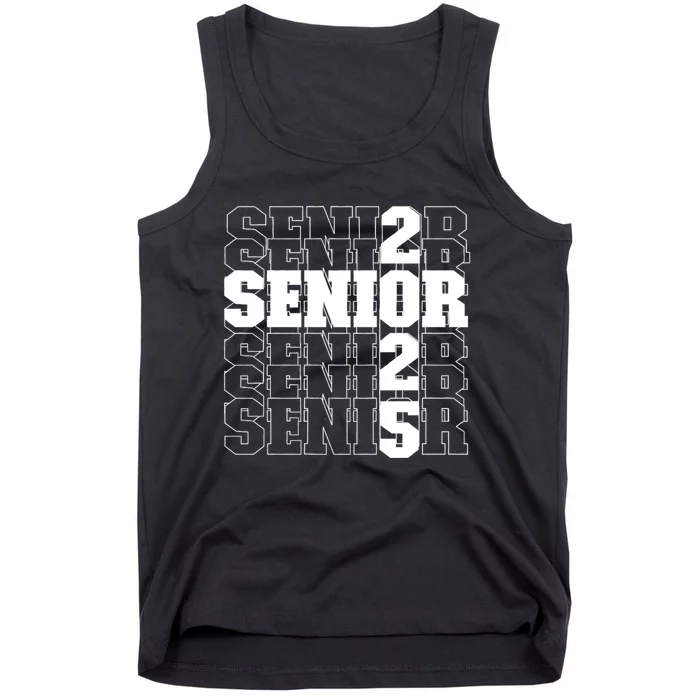 Back To School Officially A Senior Senior Class Of 2025 Tank Top