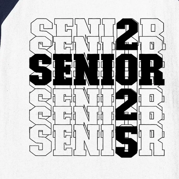 Back To School Officially A Senior Senior Class Of 2025 Baseball Sleeve Shirt