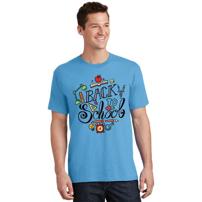 Back To School Teachers Happy First Day Of School Gift T-Shirt