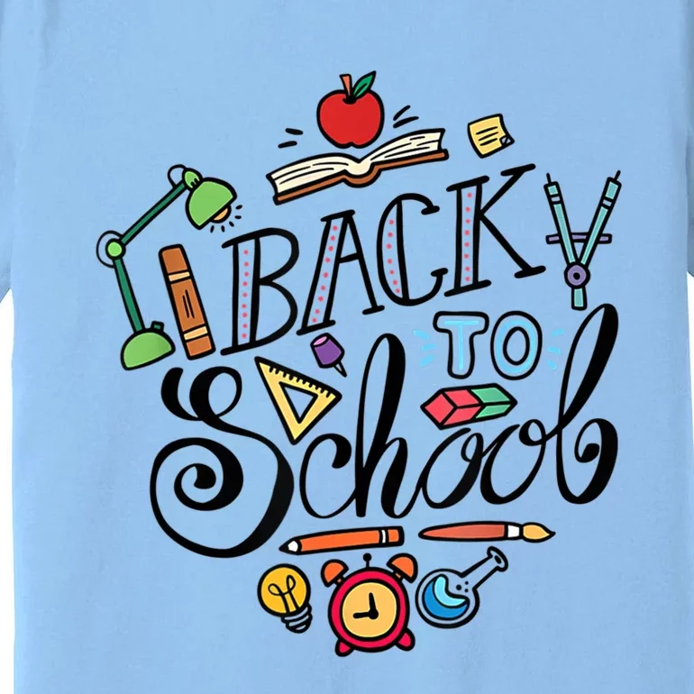 Back To School Teachers Happy First Day Of School Gift Premium T-Shirt