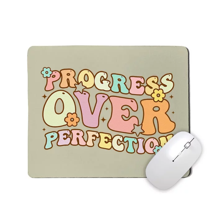 Back To School Progress Over Perfection Motivational Gifts Mousepad