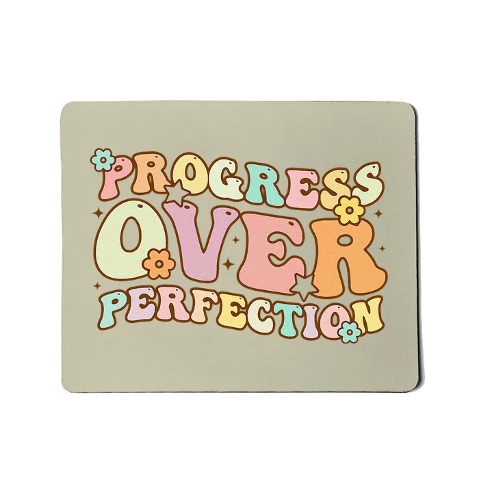 Back To School Progress Over Perfection Motivational Gifts Mousepad