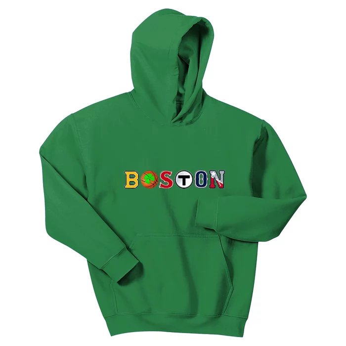 Bawston Townie Sports Kids Hoodie