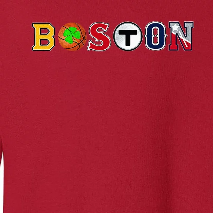 Bawston Townie Sports Toddler Sweatshirt