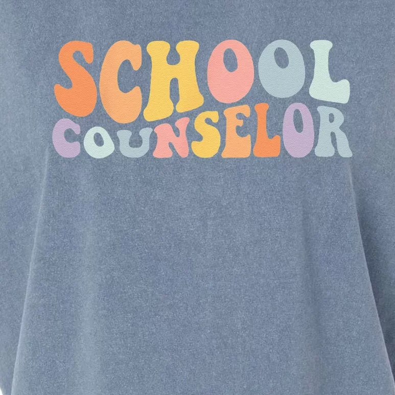 Back To School School Guidance Counselor Teacher Student Garment-Dyed Women's Muscle Tee